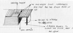 ROSENBERG -DRAWING TREBLINKA GAS CHAMBER 867